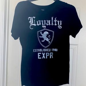 Black express mens shirt